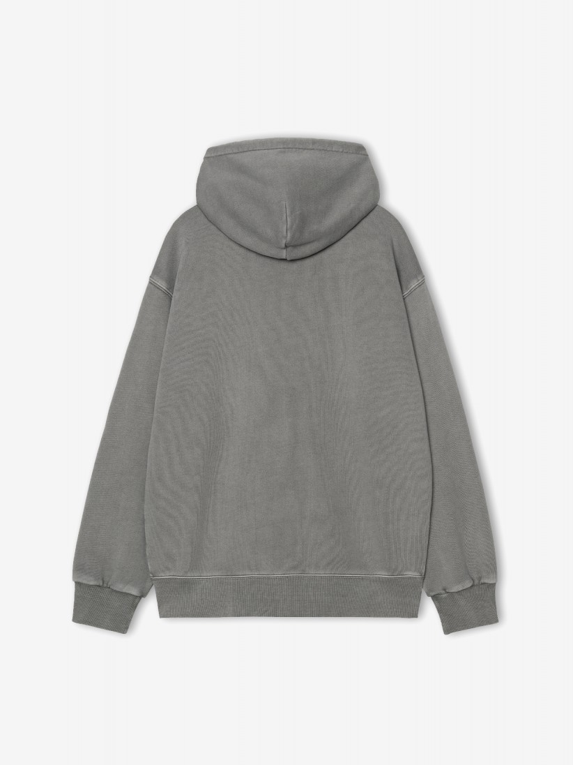 Chaqueta con Capucha Carhartt WIP Nelson Gris (Garment Dyed)