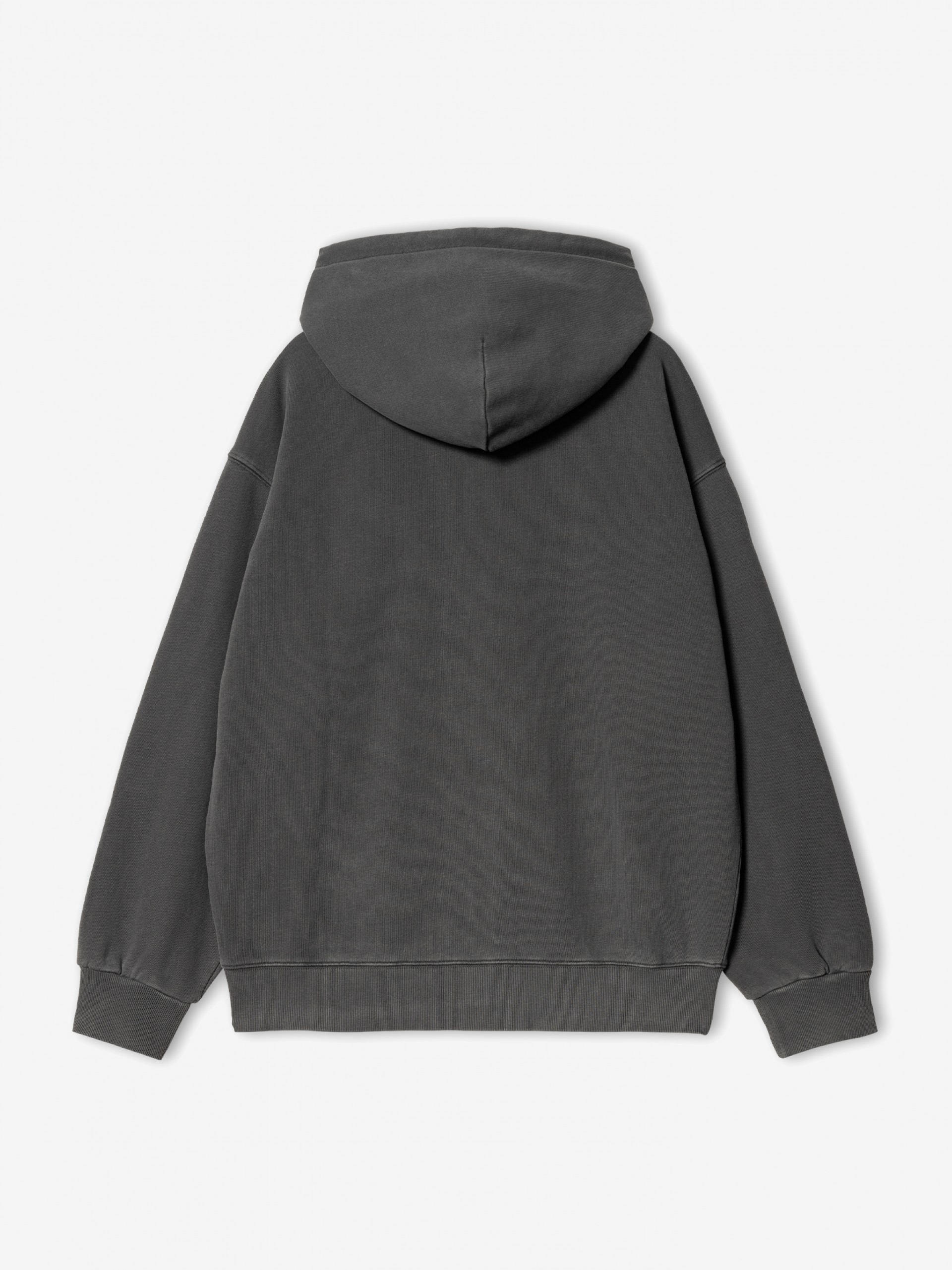 Chaqueta con Capucha Carhartt WIP Nelson Negra (Garment Dyed)