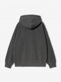 Chaqueta con Capucha Carhartt WIP Nelson Negra (Garment Dyed)