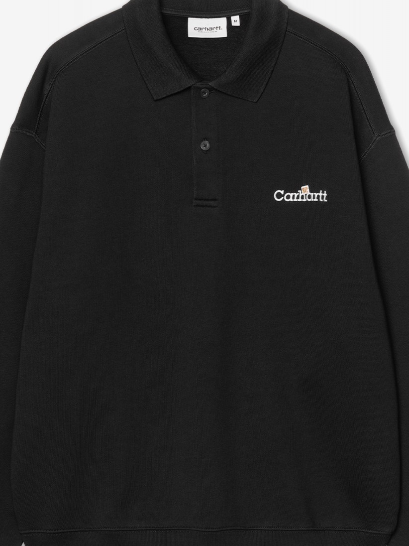 Camisola Polo Carhartt WIP Label Preta