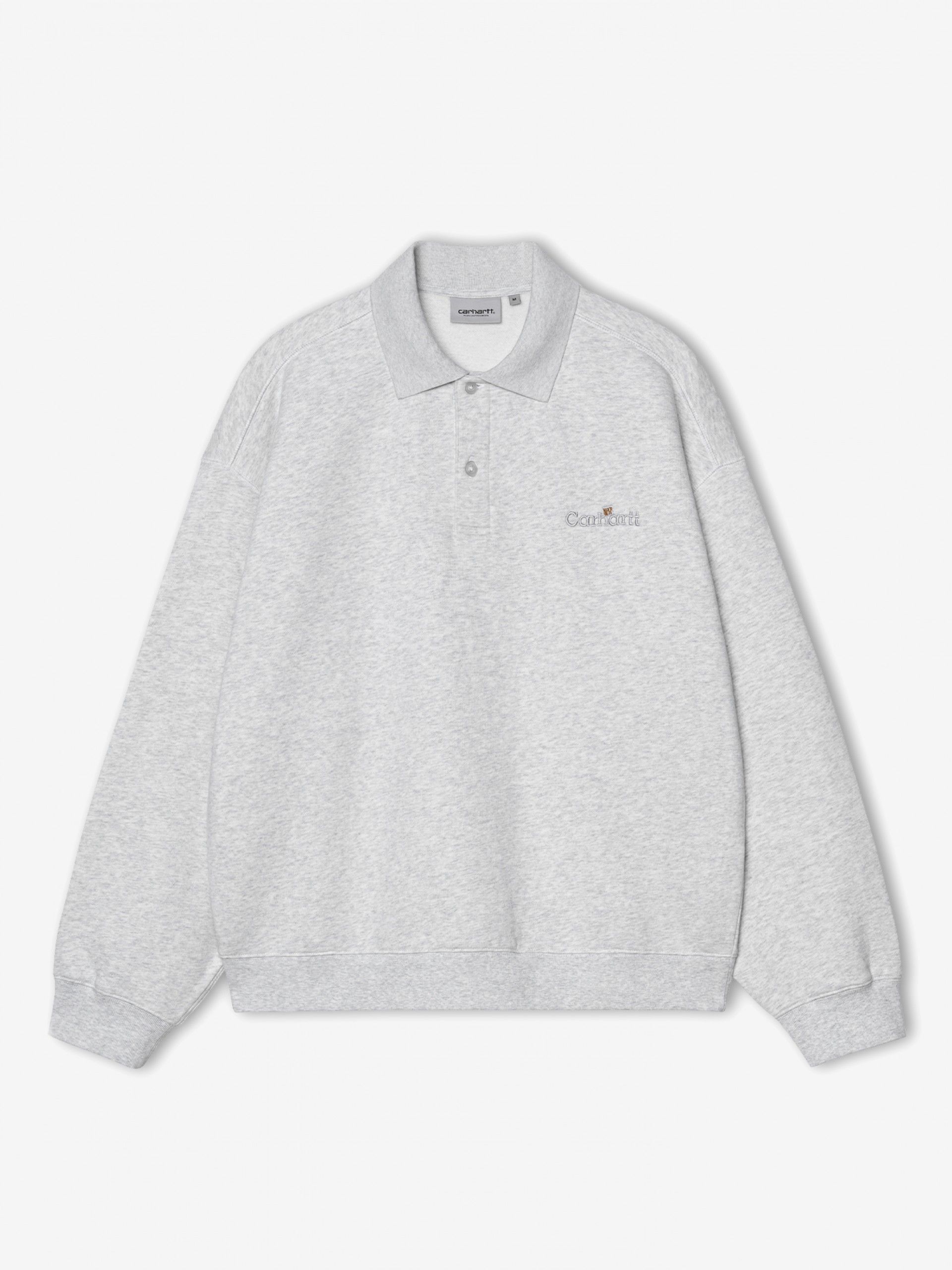 Camisola Polo Carhartt WIP Label Cinzenta