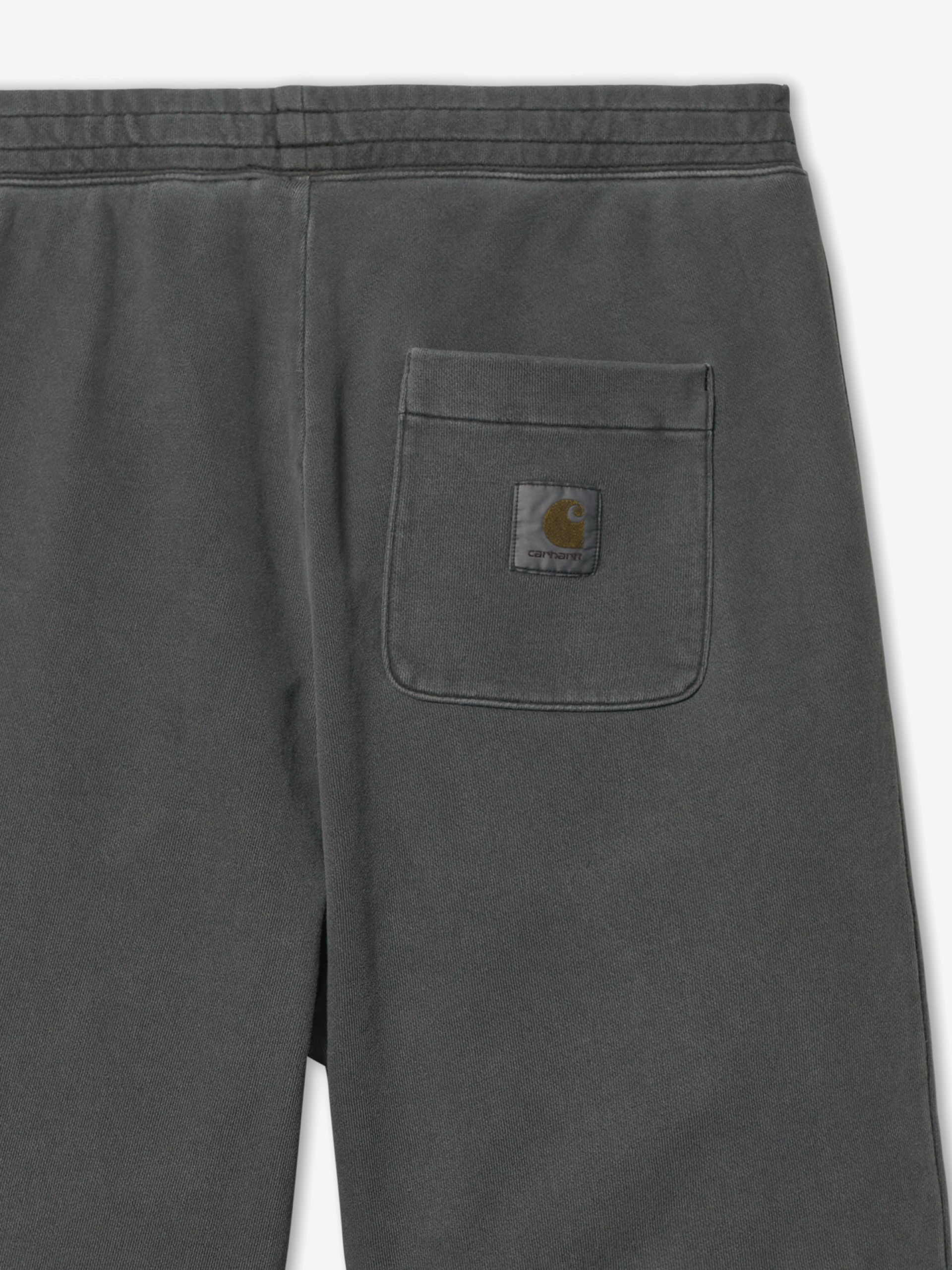 Calções Carhartt WIP Nelson Pretos (Garment Dyed)
