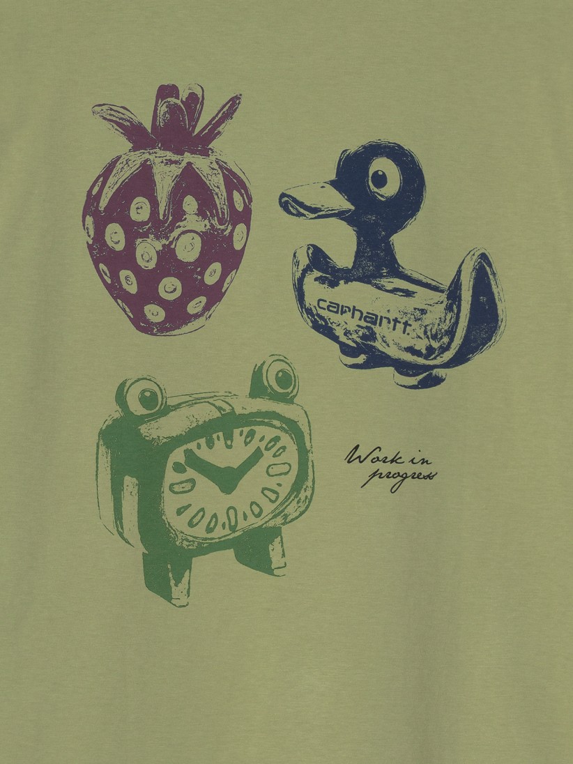 T-shirt Carhartt WIP Forma Verde T-shirt Carhartt WIP Forma Verde