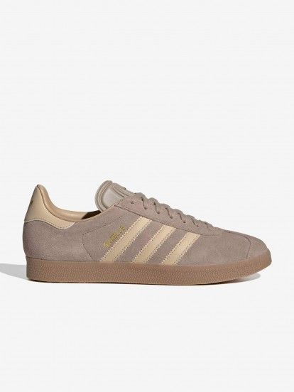Zapatillas Adidas Gazelle Grises y Beige