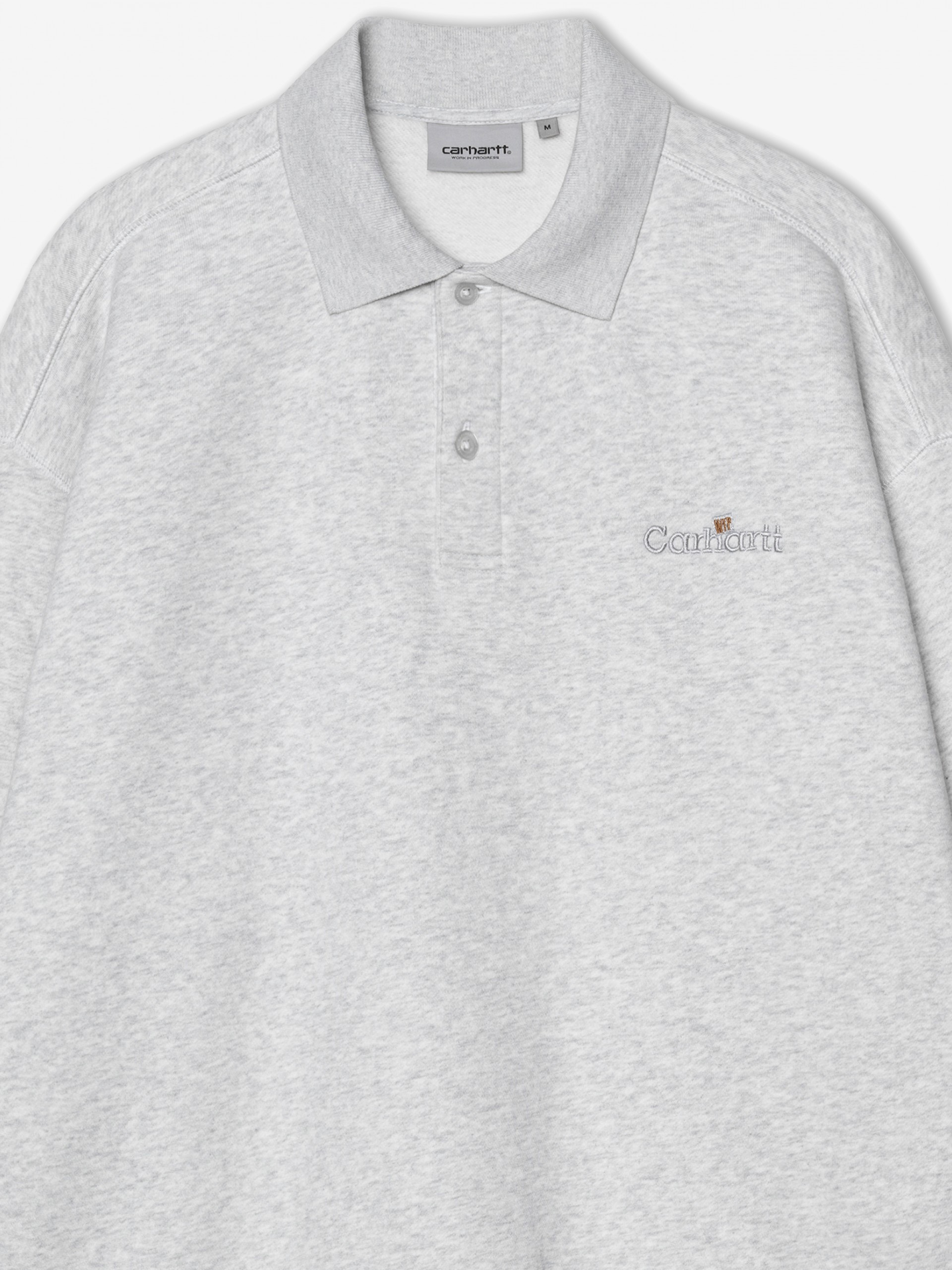 Camisola Polo Carhartt WIP Label Cinzenta