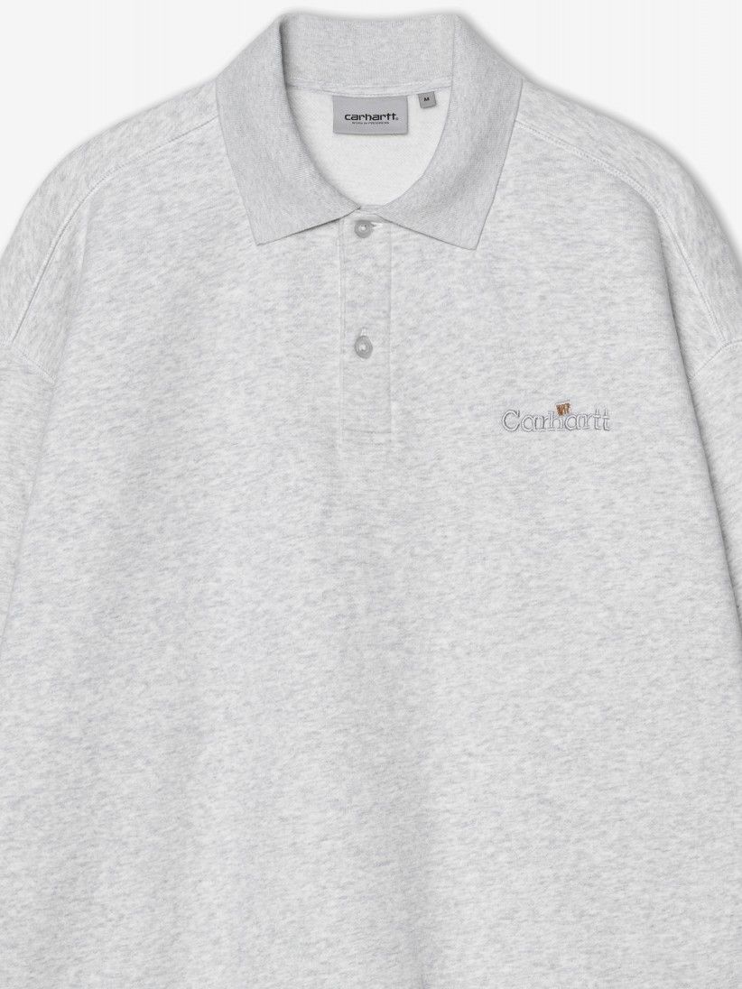 Camisola Polo Carhartt WIP Label Cinzenta