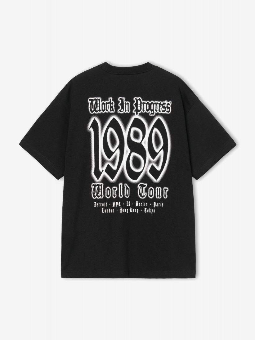 Camiseta Carhartt WIP World Tour Negra Camiseta Carhartt WIP World Tour Negra
