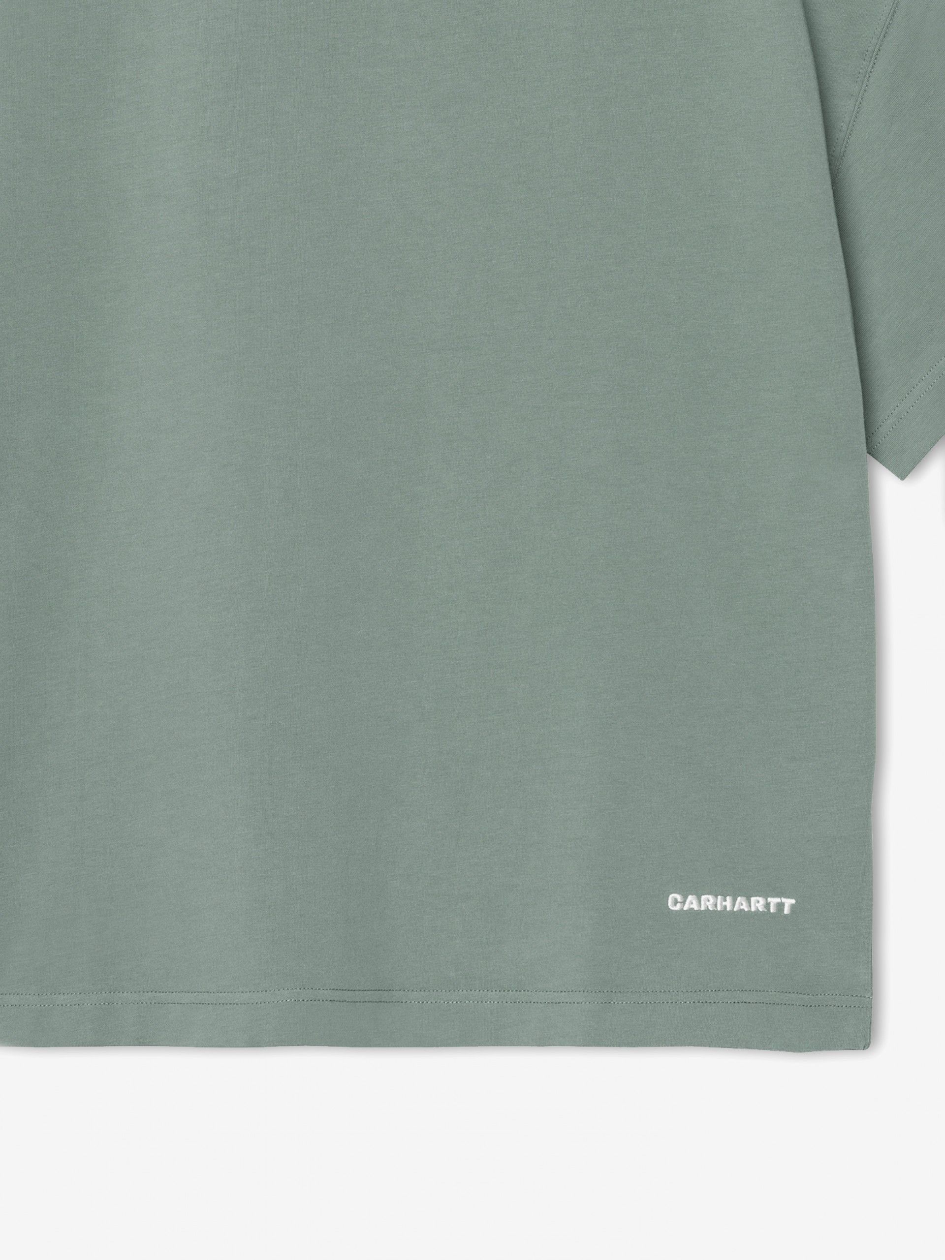 Carhartt WIP Link Script Green T-shirt