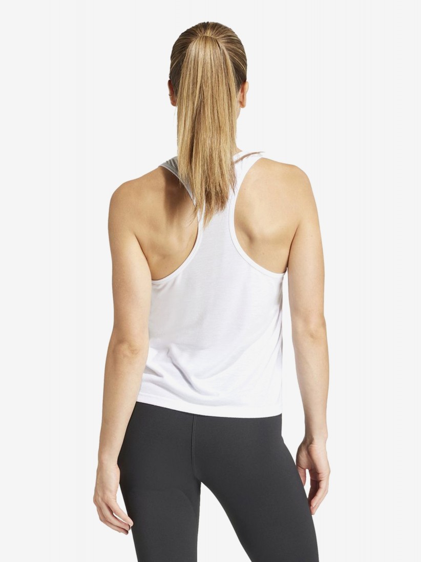 Camiseta de Tirantes de Entrenamiento Adidas Train Essentials W Blanca