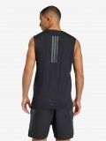Camiseta de Tirantes de Entrenamiento Adidas D4T Power 3-Stripes Negra