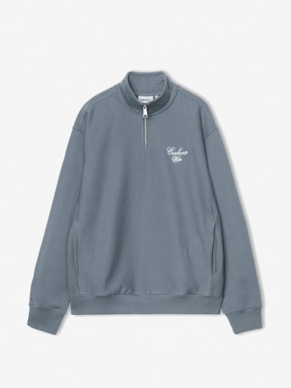 Camisola com Fecho Carhartt WIP Longhand Azul