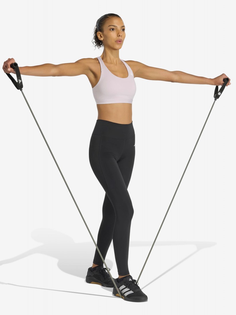 Sujetador Deportivo Adidas Optime Essentials Sujeción Media W Lila Sujetador Deportivo Adidas Optime Essentials Sujeción Media W Lila