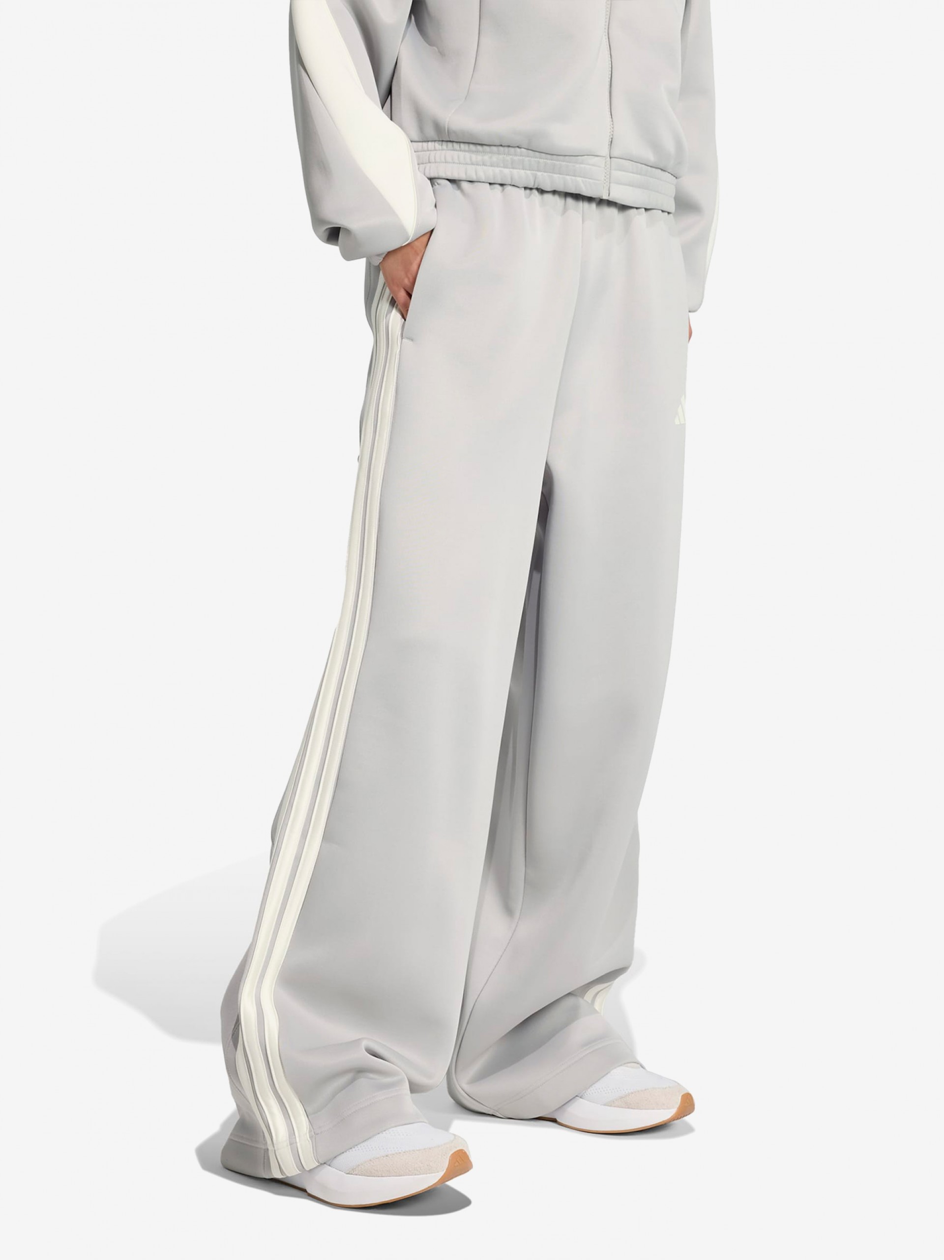 Adidas Stadium 3-Stripes W Grey Trousers