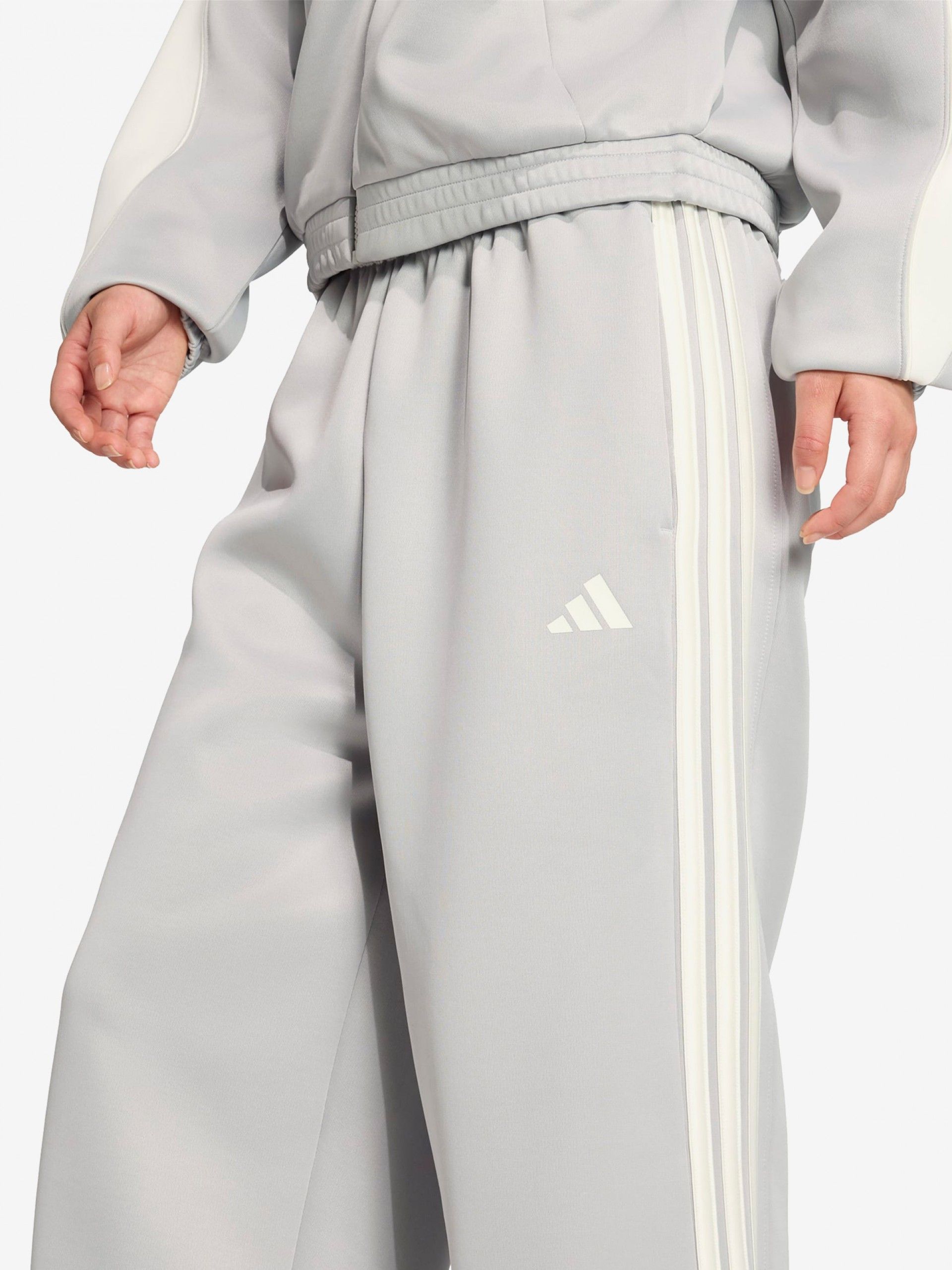 Adidas Stadium 3-Stripes W Grey Trousers