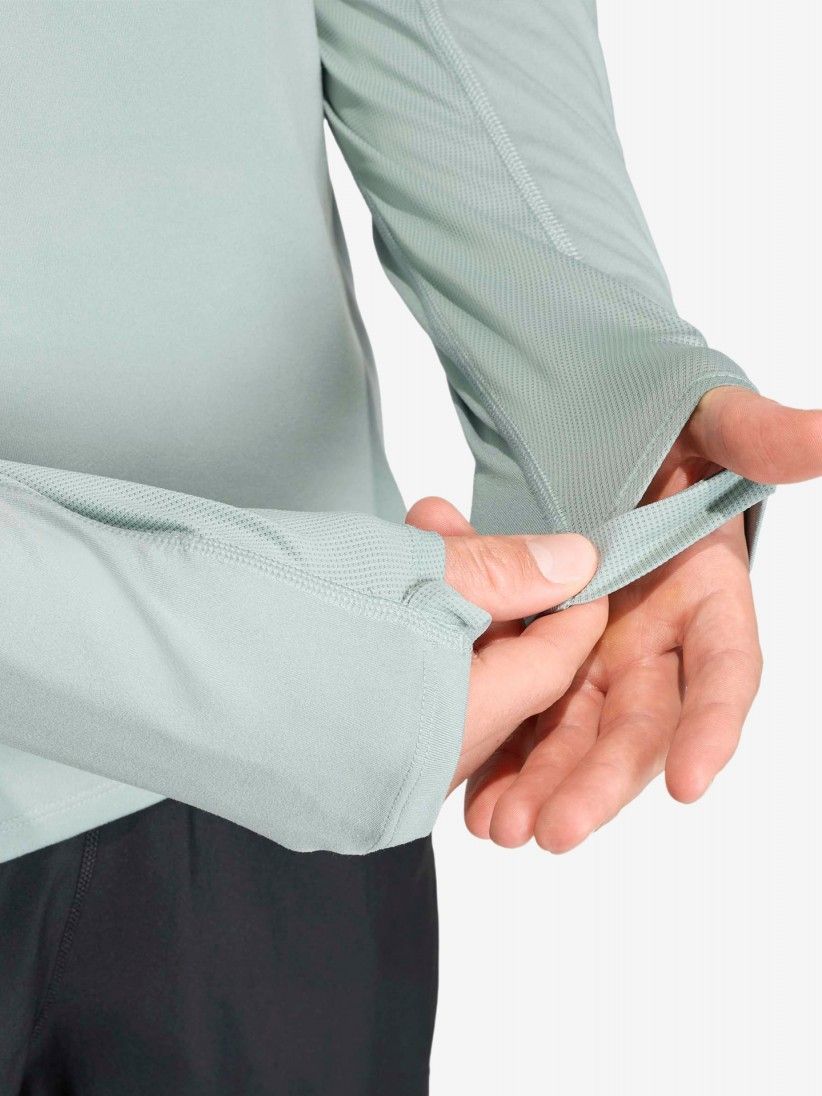 Camisola com Fecho de Running Adidas Adi365 Iconic Climacool Verde Camisola com Fecho de Running Adidas Adi365 Iconic Climacool Verde