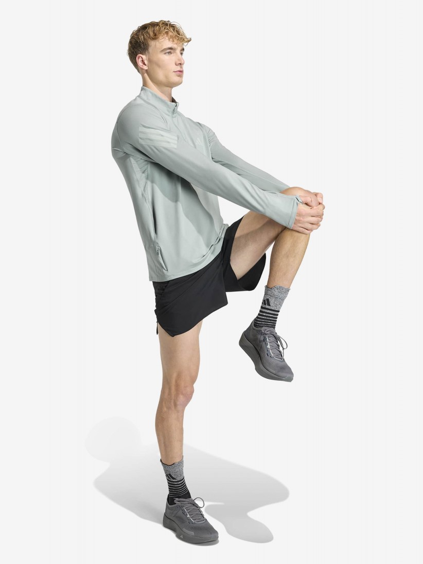 Camisola com Fecho de Running Adidas Adi365 Iconic Climacool Verde Camisola com Fecho de Running Adidas Adi365 Iconic Climacool Verde