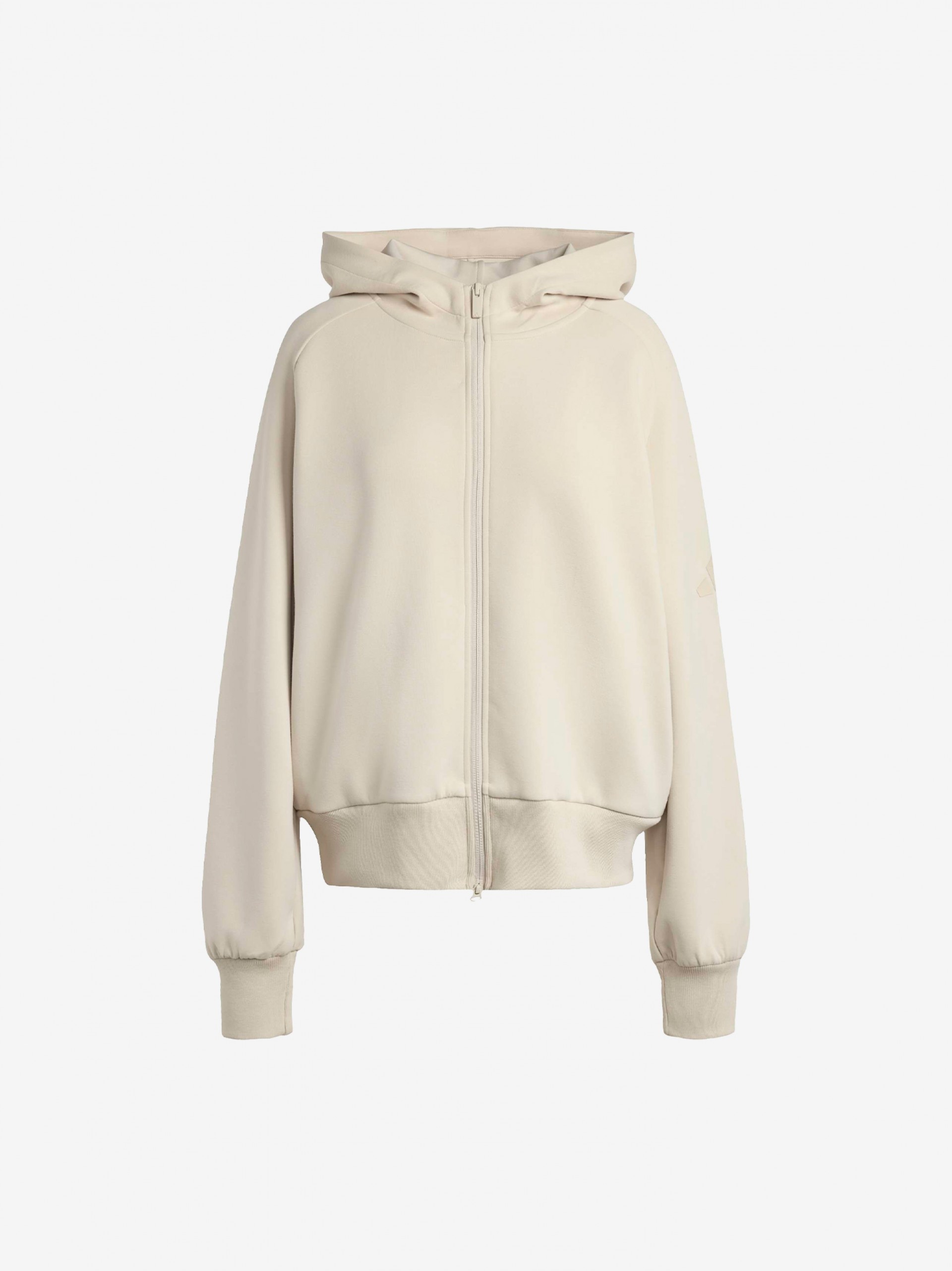 Adidas Soft Lux W Beige Hooded Jacket