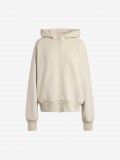 Adidas Soft Lux W Beige Hooded Jacket Adidas Soft Lux W Beige Hooded Jacket