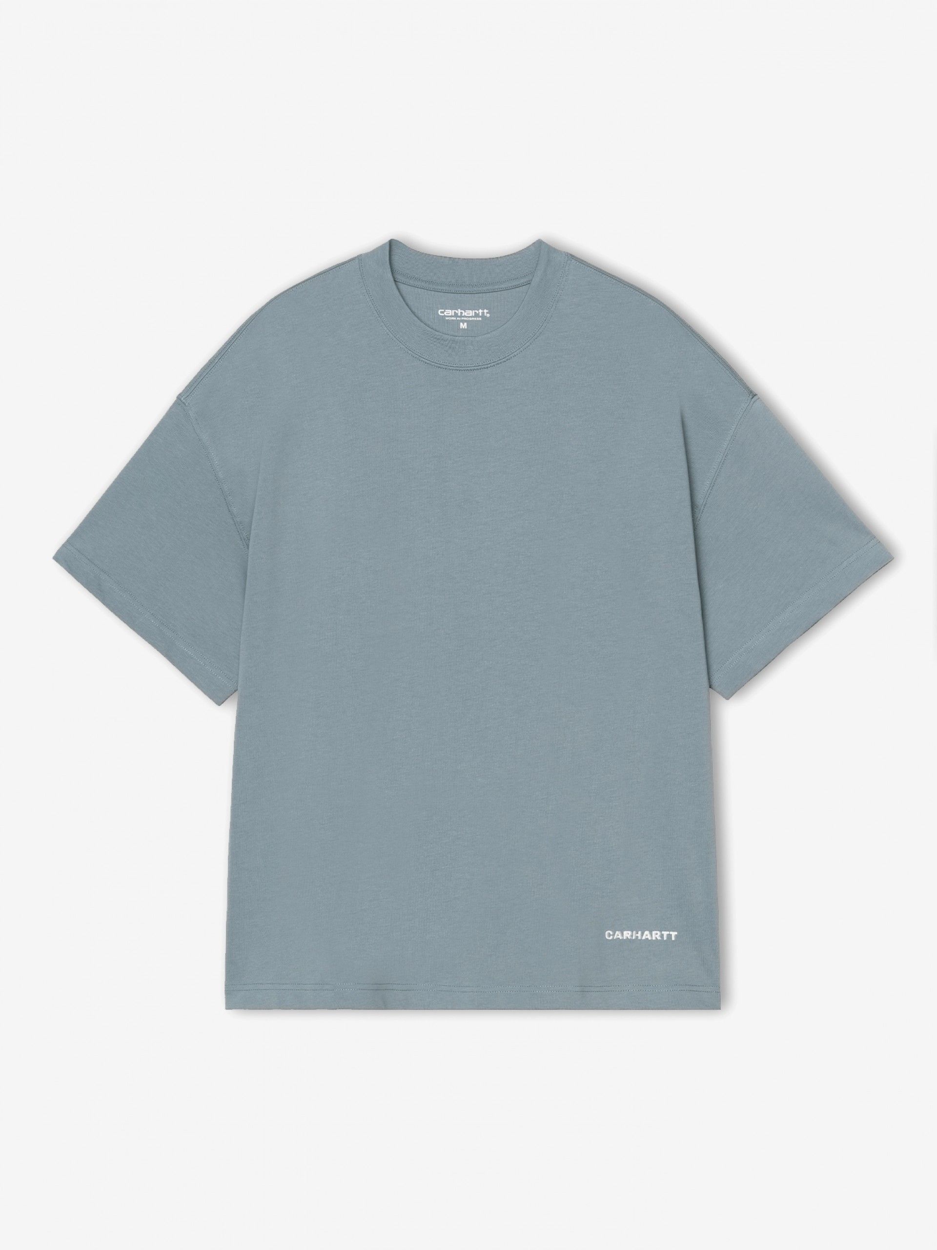 T-shirt Carhartt WIP Link Script Azul