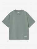 T-shirt Carhartt WIP Link Script Verde T-shirt Carhartt WIP Link Script Verde