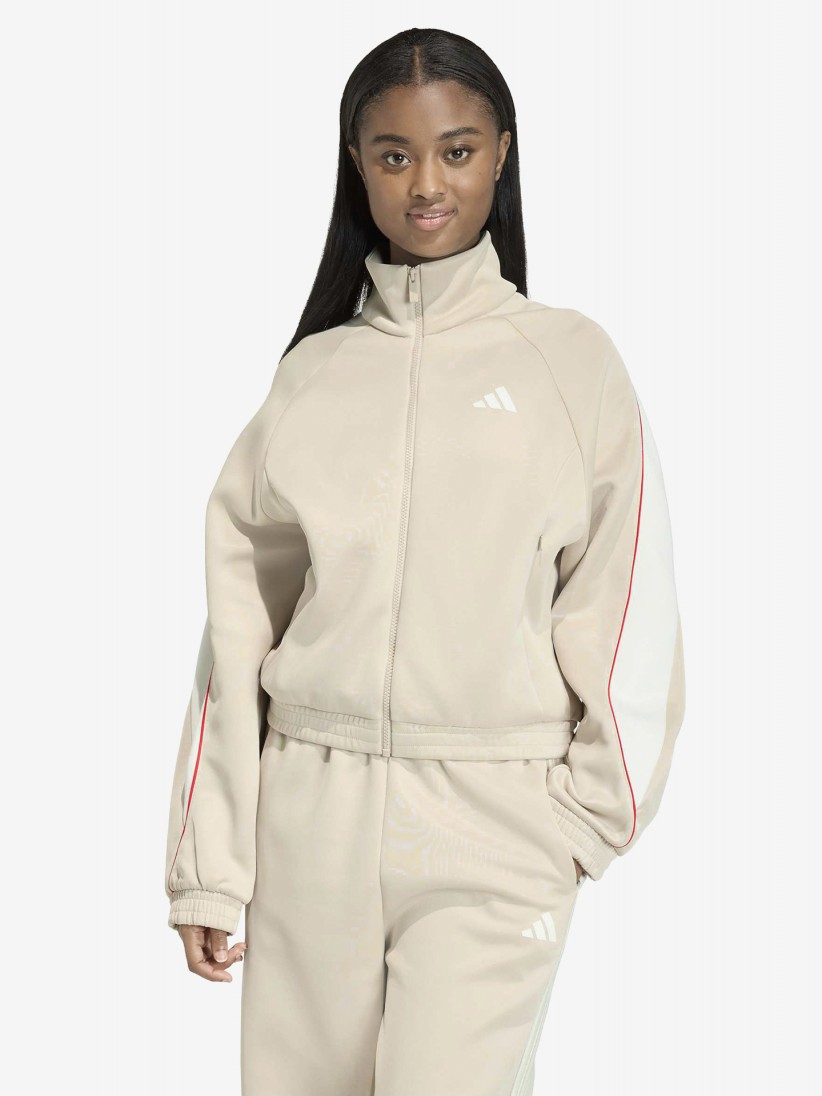 Casaco Adidas Stadium Track Trop W Bege Casaco Adidas Stadium Track Trop W Bege