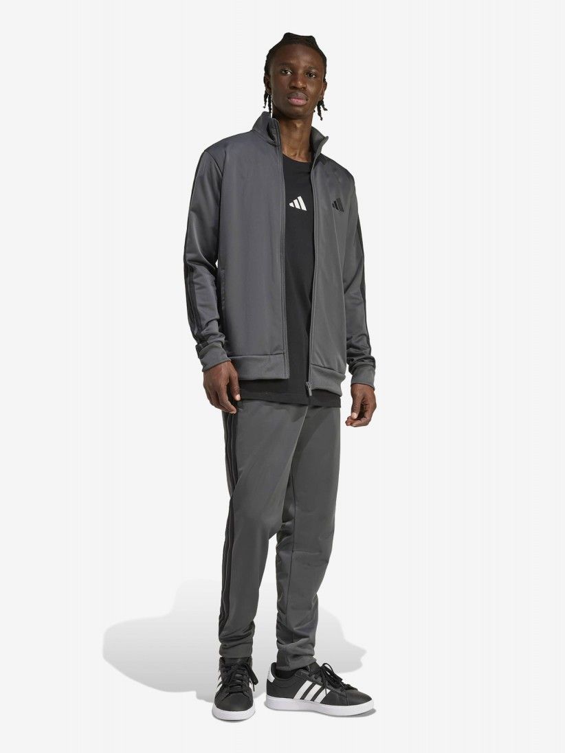 Fato de Treino Adidas Dayready Cinzento Fato de Treino Adidas Dayready Cinzento