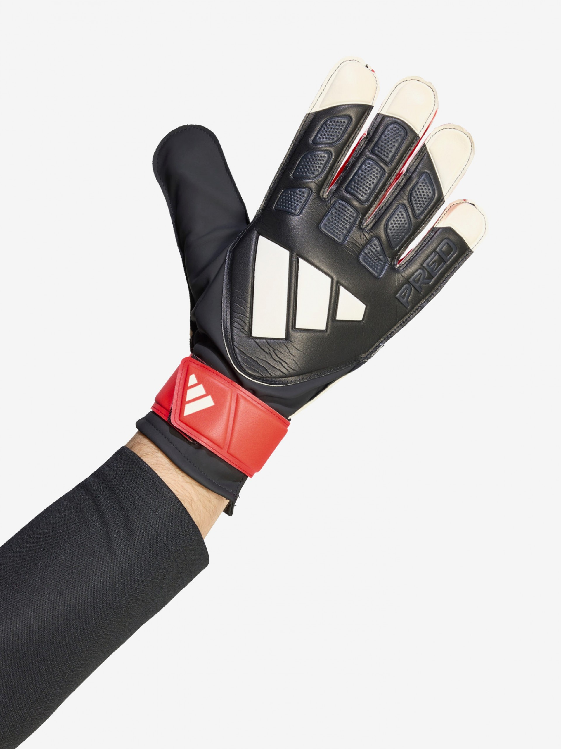 Adidas Predator Black and Red Training Goalkeeper Gloves