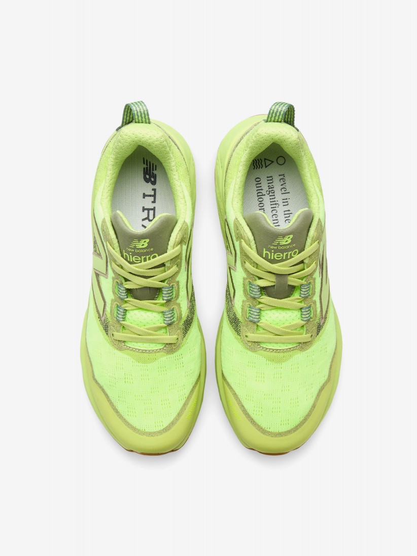 Sapatilhas de Trail New Balance Fresh Foam X Hierro v9 Verdes Para Homem Sapatilhas de Trail New Balance Fresh Foam X Hierro v9 Verdes Para Homem