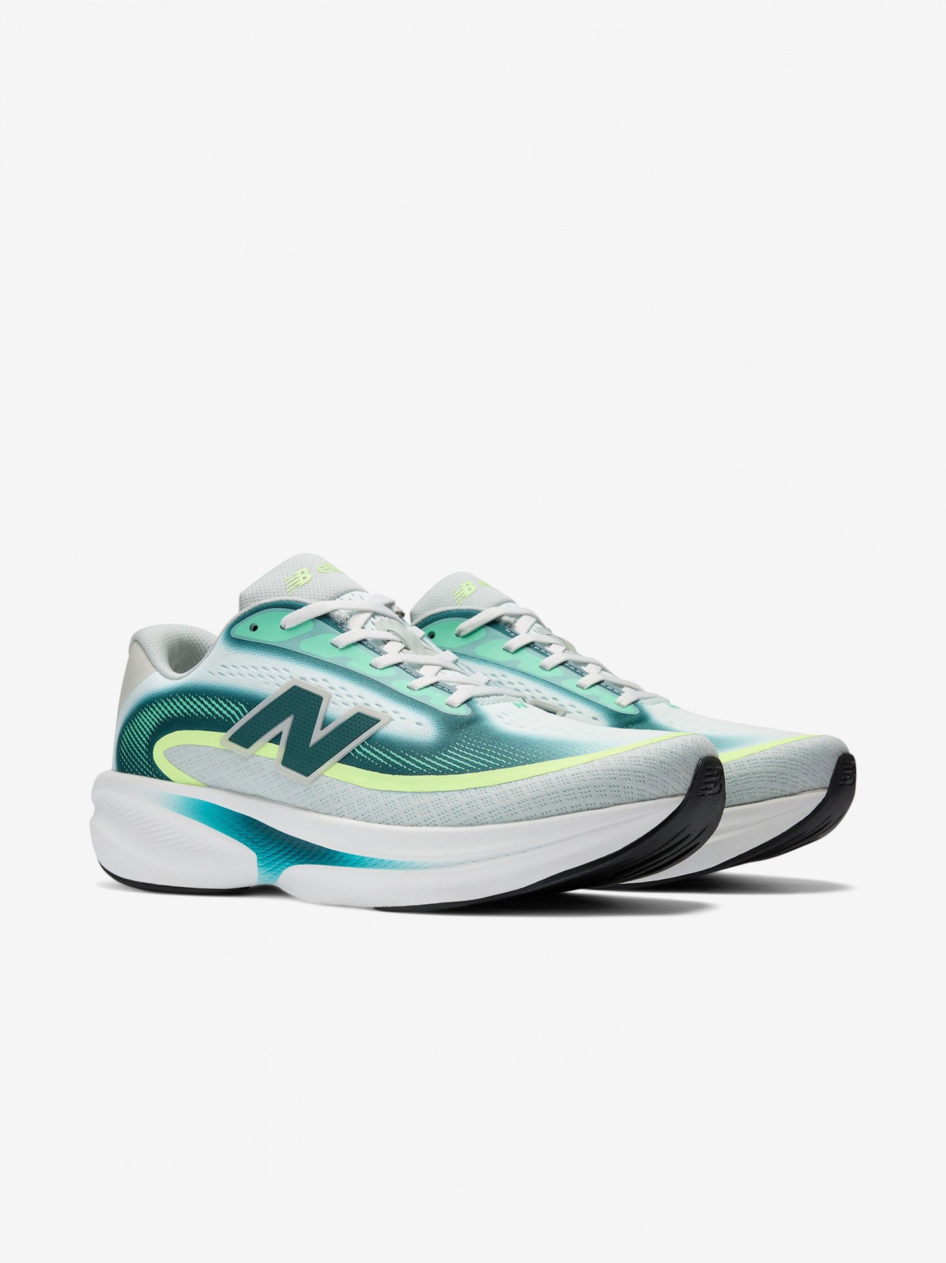 Zapatillas de Running New Balance Ellipse v1 Grises y Verdes Para Hombre