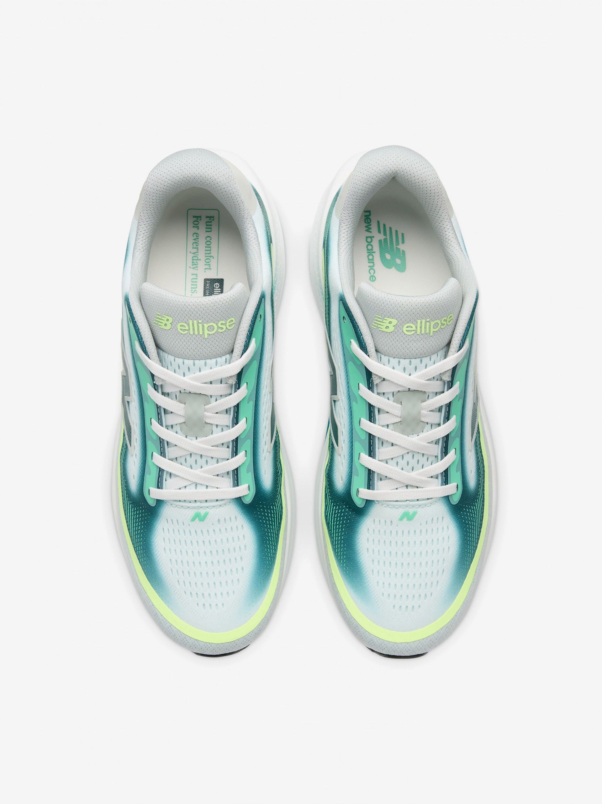 Sapatilhas de Running New Balance Ellipse v1 Cinzentas e Verdes Para Homem