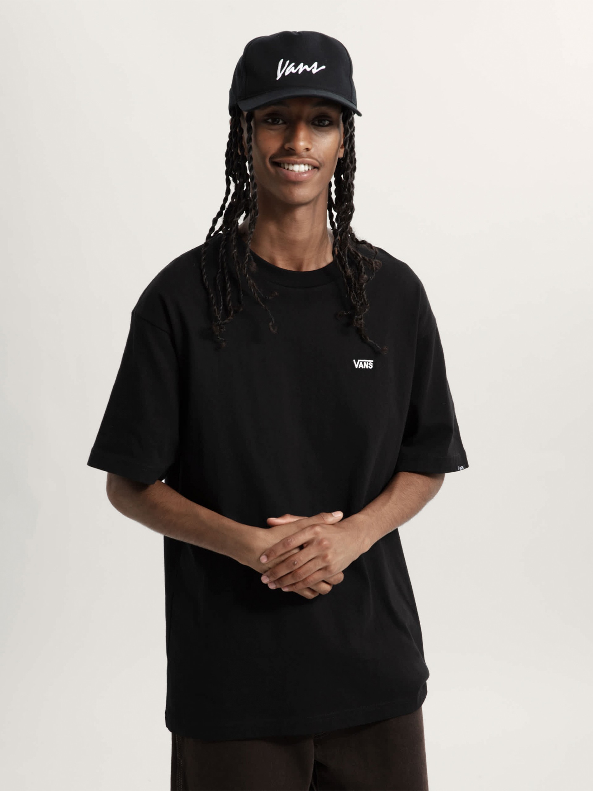 Camiseta Vans Left Chest II Loose Negra