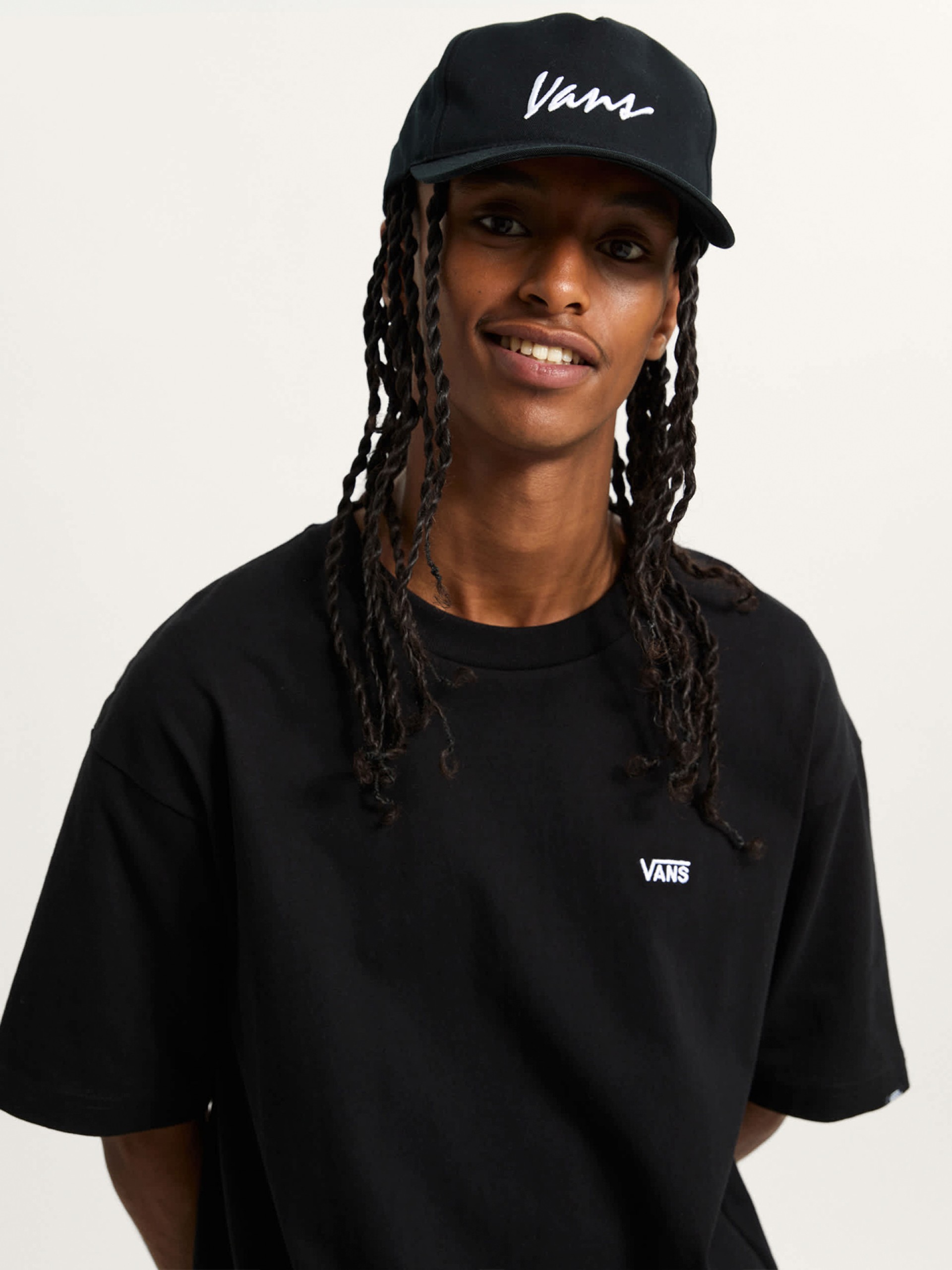 Camiseta Vans Left Chest II Loose Negra