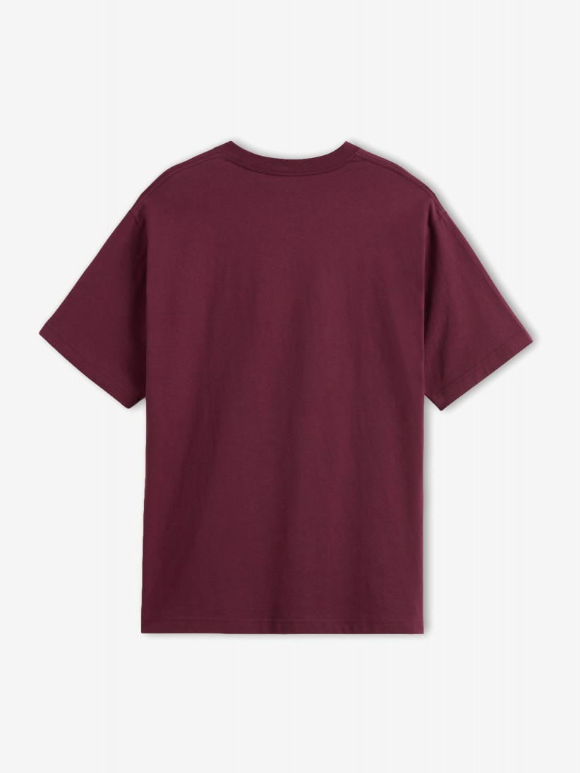Vans Left Chest II Loose Burgundy T-shirt