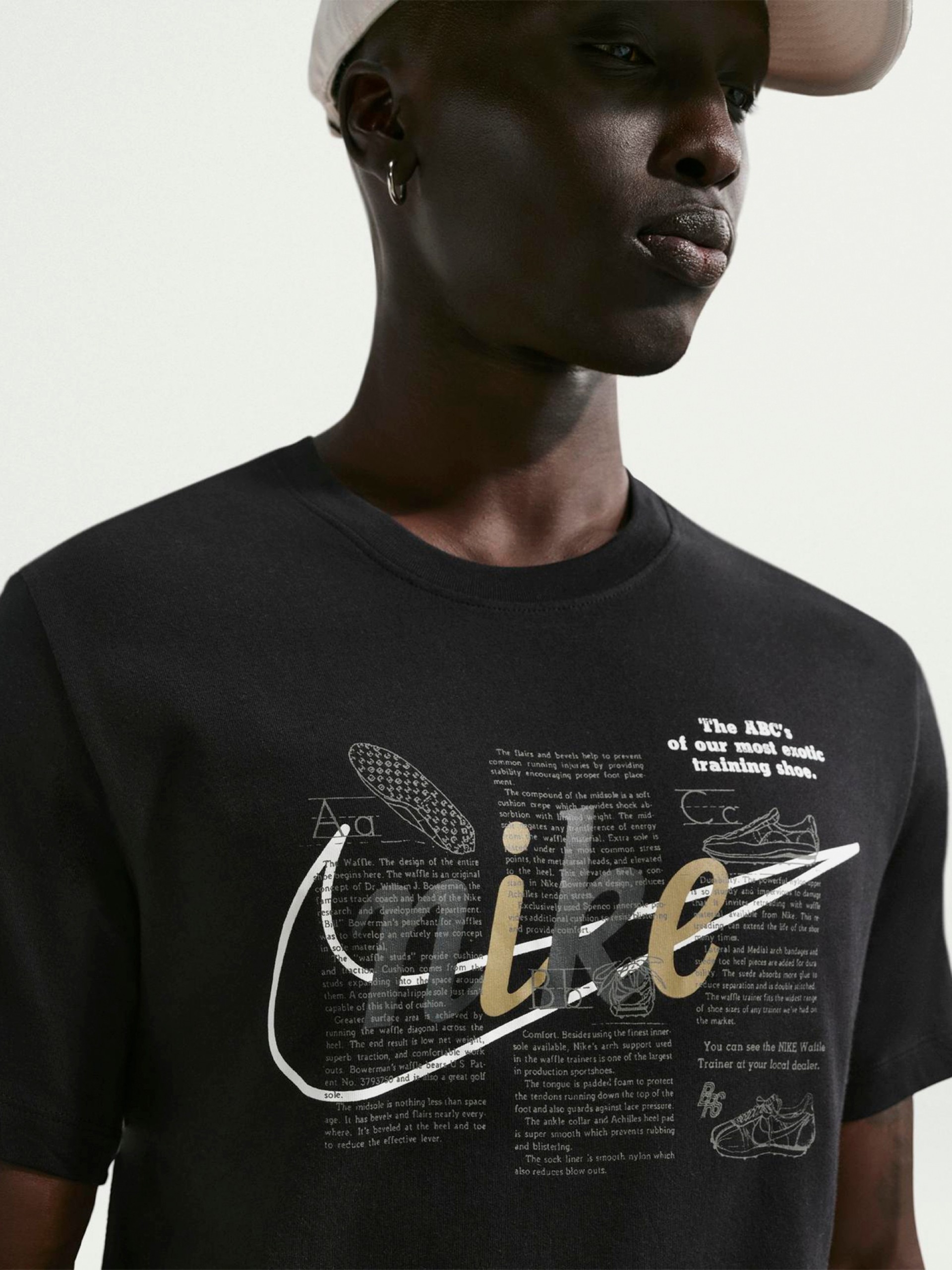 T-shirt Nike Sportswear Celebrate Brand Preta Para Homem