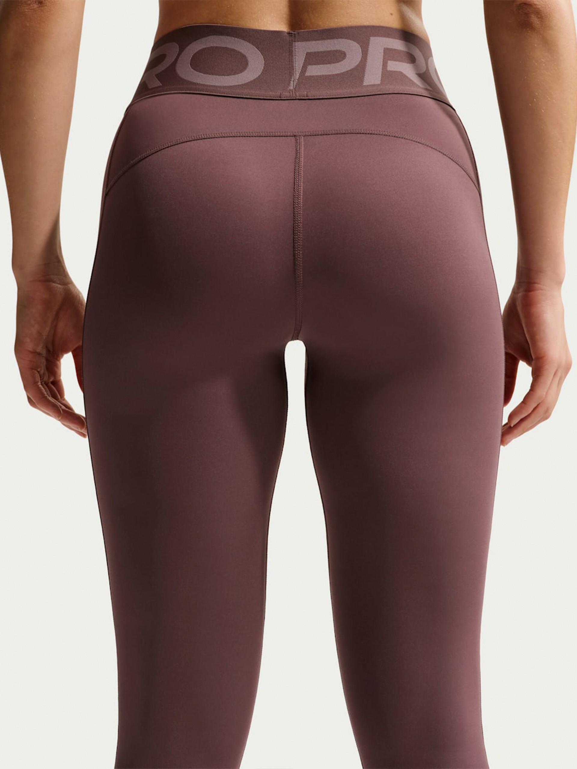 Leggings de Entrenamiento Nike Pro Sculpt High Rise Burdeos Para Mujer