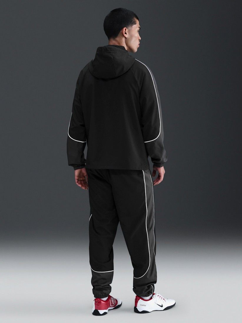 Casaco com Capuz de Futebol Nike Academy+ Preto e Cinzento Para Homem Casaco com Capuz de Futebol Nike Academy+ Preto e Cinzento Para Homem