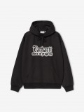 Sudadera con Capucha Carhartt WIP World Tour Negra Sudadera con Capucha Carhartt WIP World Tour Negra