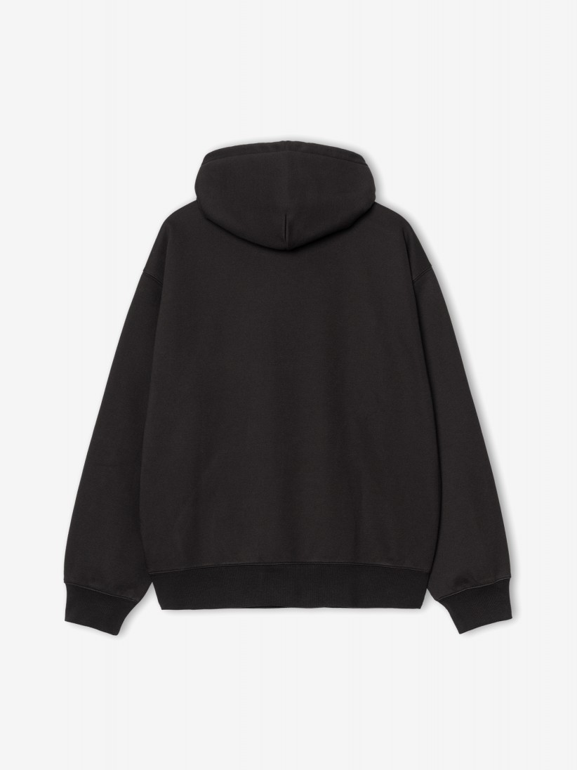 Sudadera con Capucha Carhartt WIP World Tour Negra Sudadera con Capucha Carhartt WIP World Tour Negra
