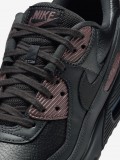 Zapatillas Nike Air Max 90 Premium Negras y Burdeos Para Hombre Zapatillas Nike Air Max 90 Premium Negras y Burdeos Para Hombre