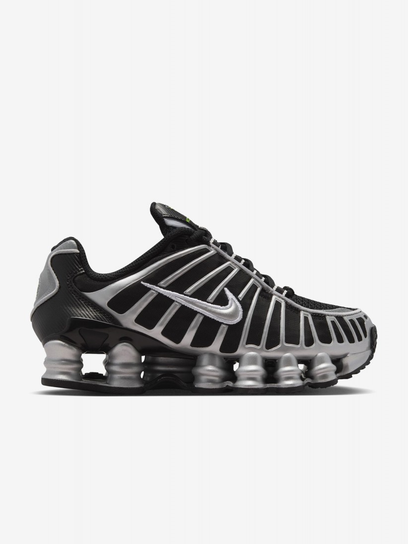 Zapatillas Nike Shox TL Negras y Plateadas J�nior
