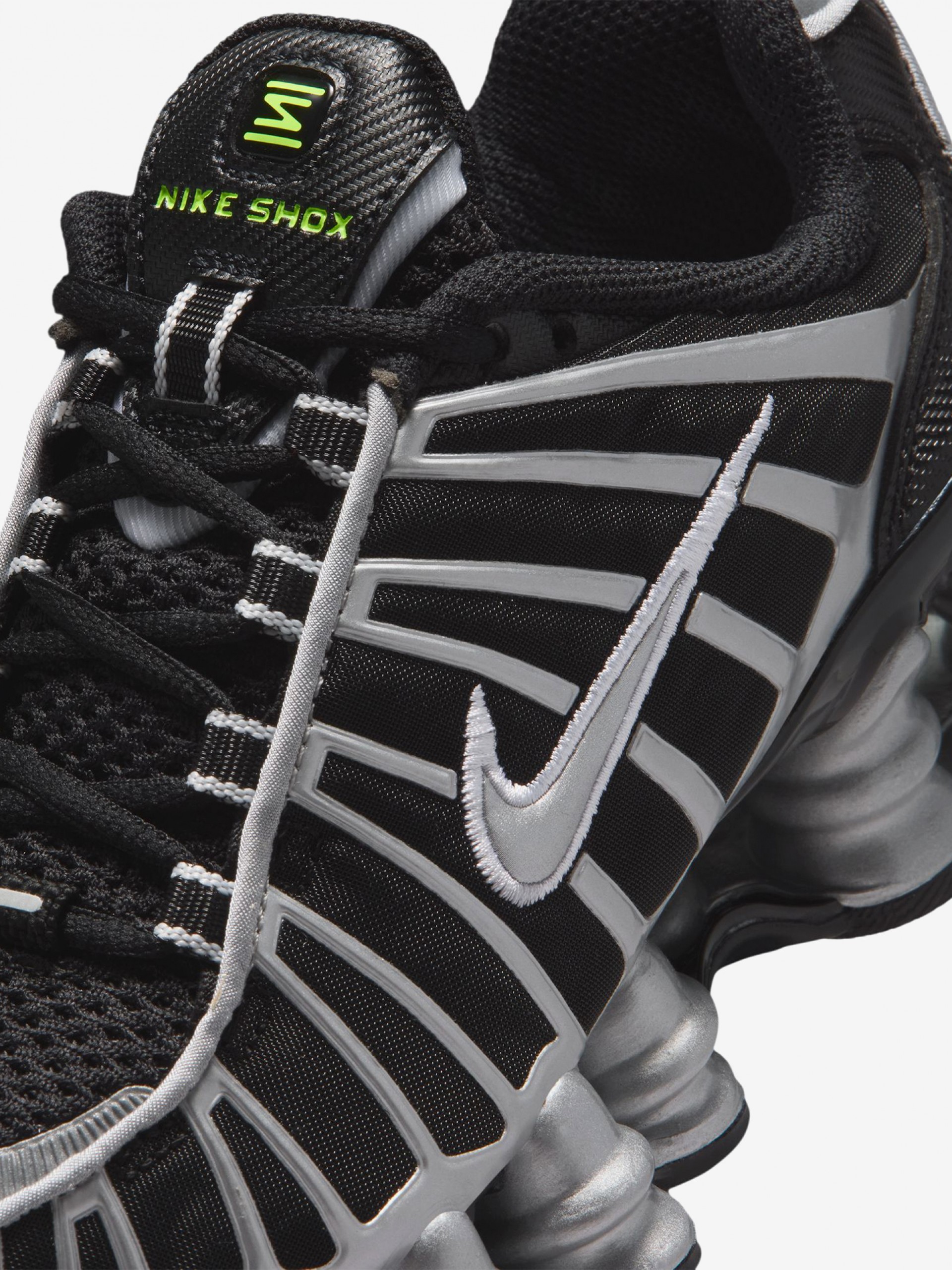 Nike Shox TL Black and Silver Junior Sneakers