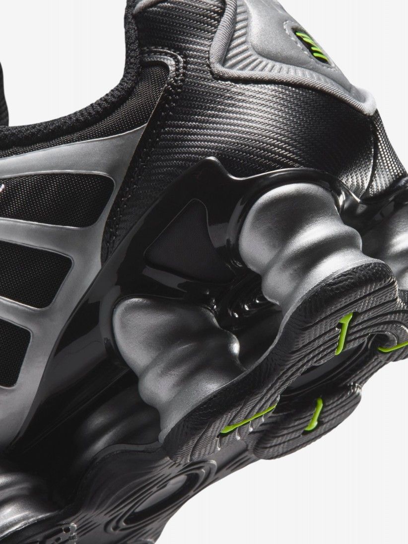 Zapatillas Nike Shox TL Negras y Plateadas J�nior