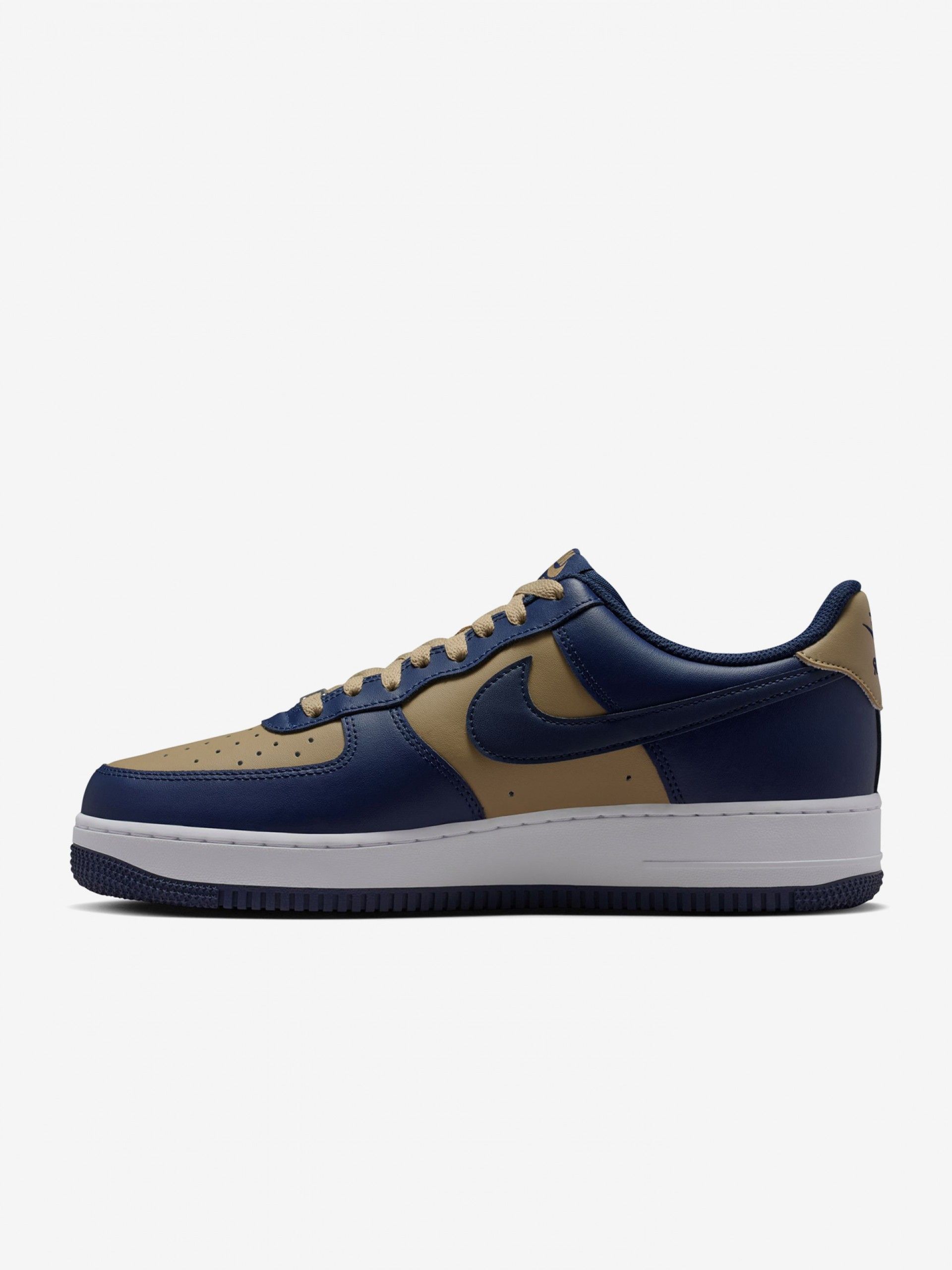 Sapatilhas Nike Air Force 1 07 Azuis e Caqui Para Homem