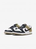 Sapatilhas Nike Dunk Low Essential+ Brancas, Pretas e Verdes J�nior
