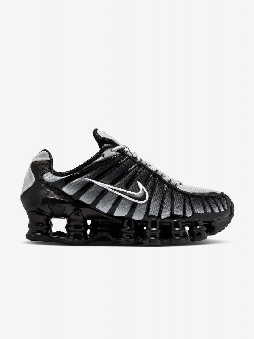 Zapatillas Nike Shox TL Negras y Grises J�nior