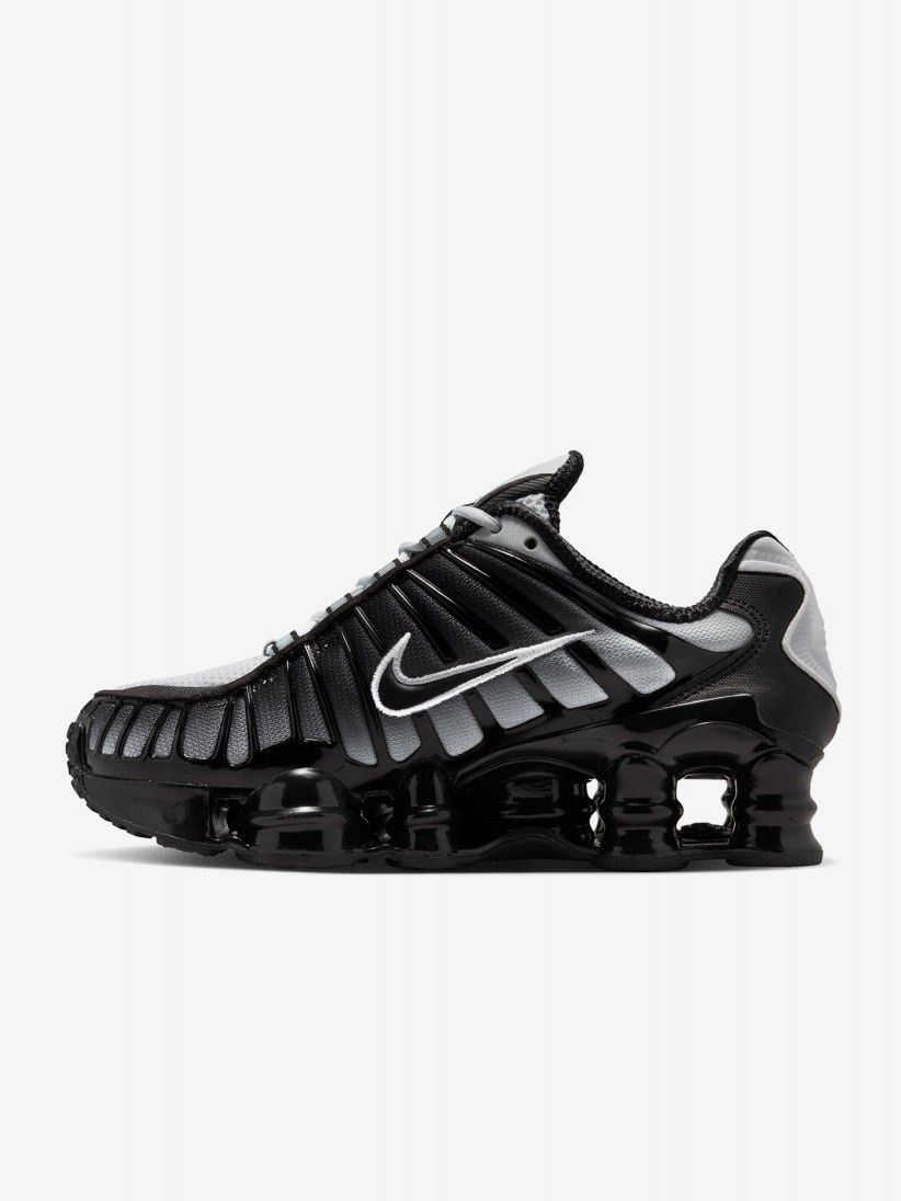 Zapatillas Nike Shox TL Negras y Grises J�nior