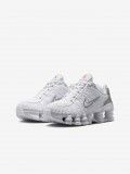 Zapatillas Nike Shox TL Blancas y Plateadas J�nior