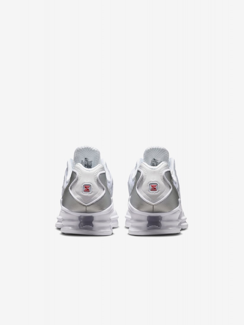 Zapatillas Nike Shox TL Blancas y Plateadas J�nior