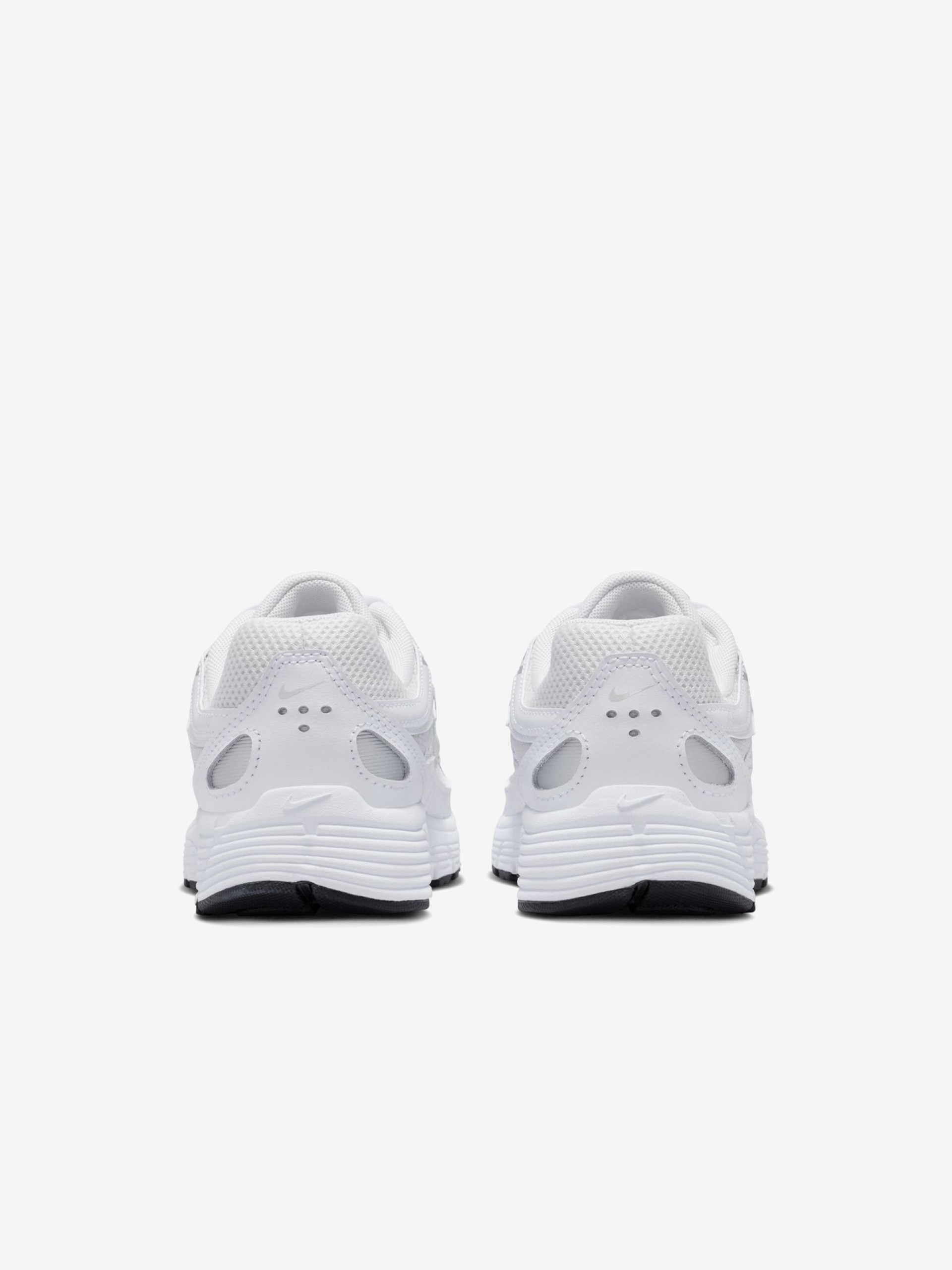 Nike P-6000 White and Silver Junior Sneakers