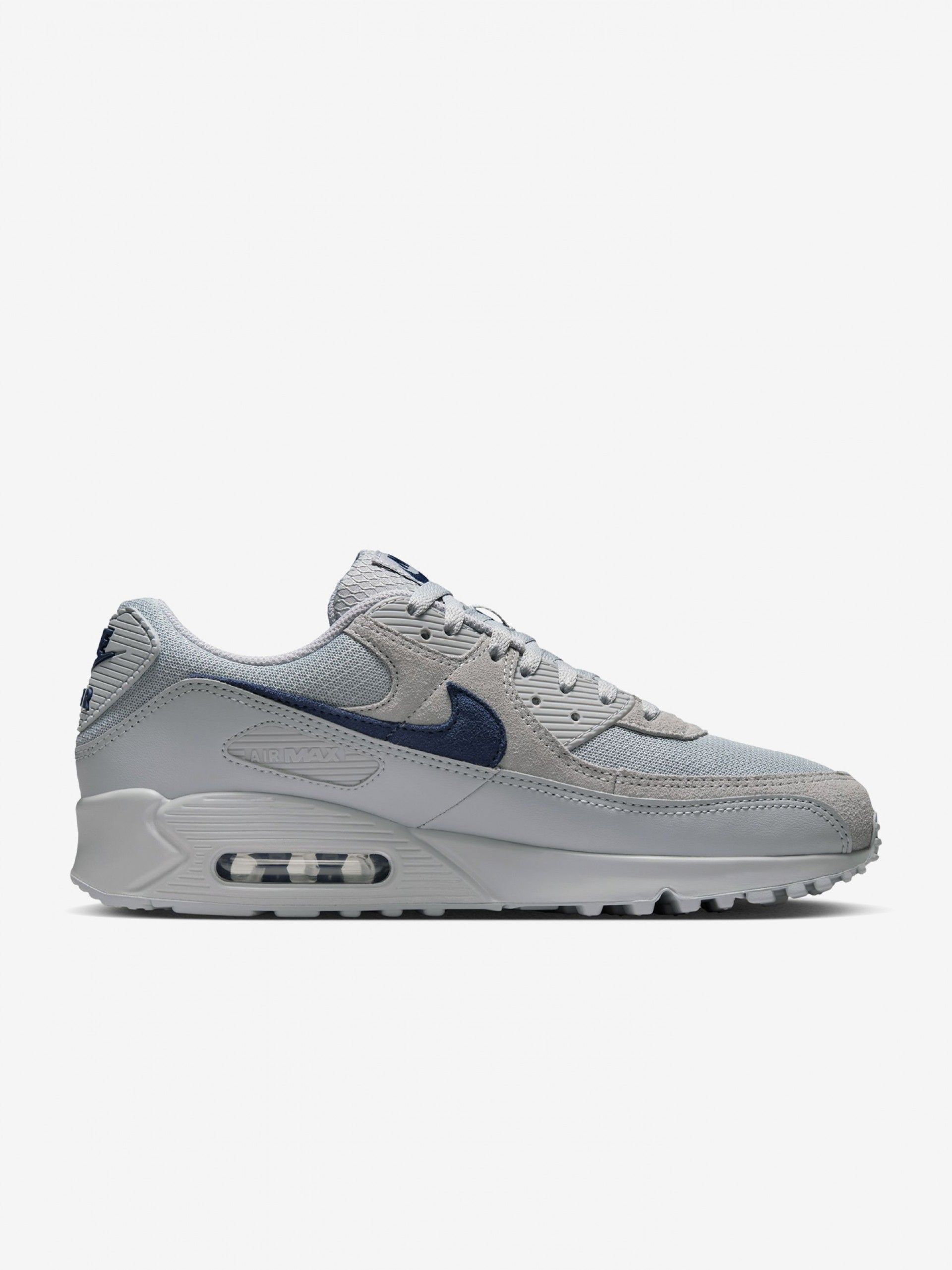Sapatilhas Nike Air Max 90 Cinzentas e Azuis Para Homem
